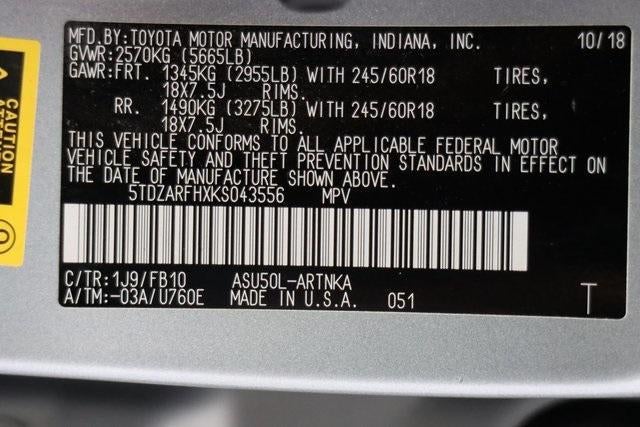 2019 Toyota Highlander LE