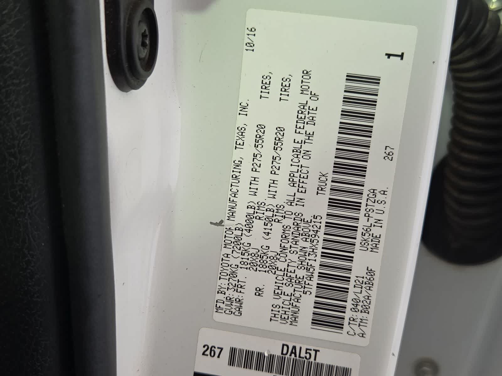 2017 Toyota Tundra 1794 Edition