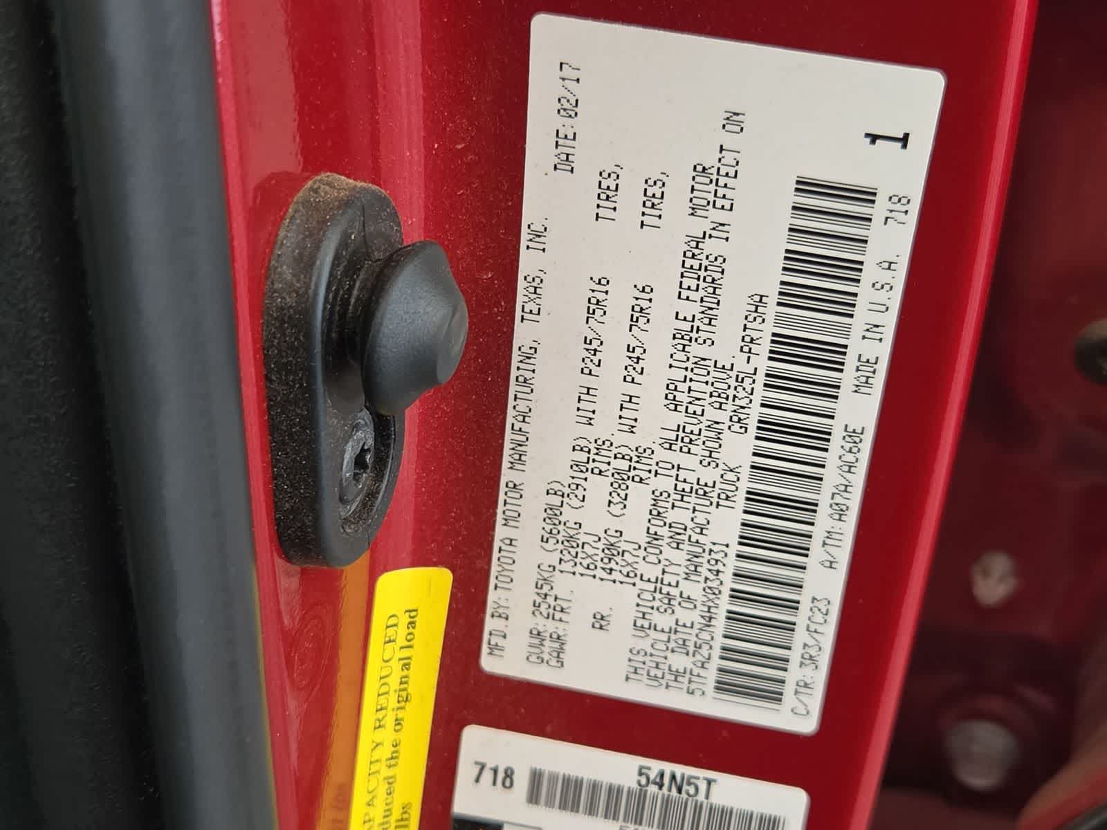 2017 Toyota Tacoma SR5