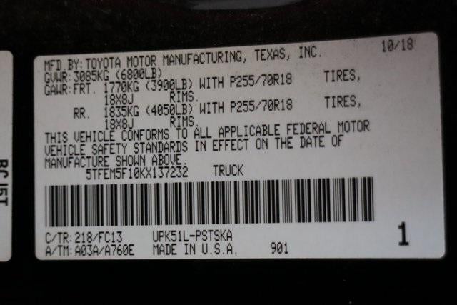 2019 Toyota Tundra SR5