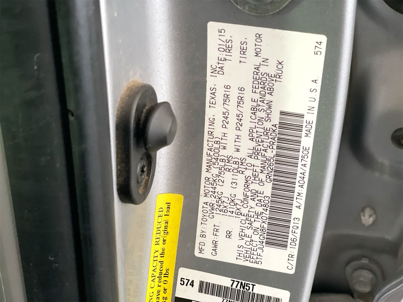 2015 Toyota Tacoma PreRunner