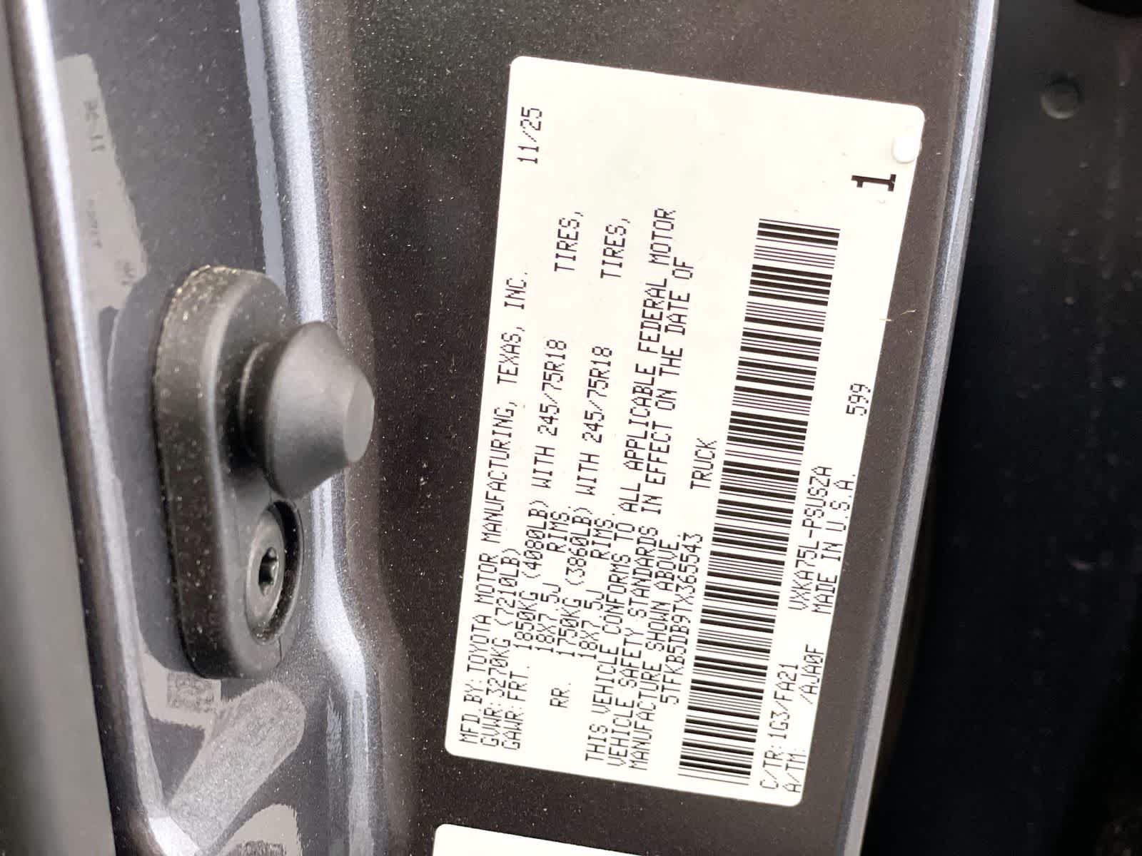 2026 Toyota Tundra SR