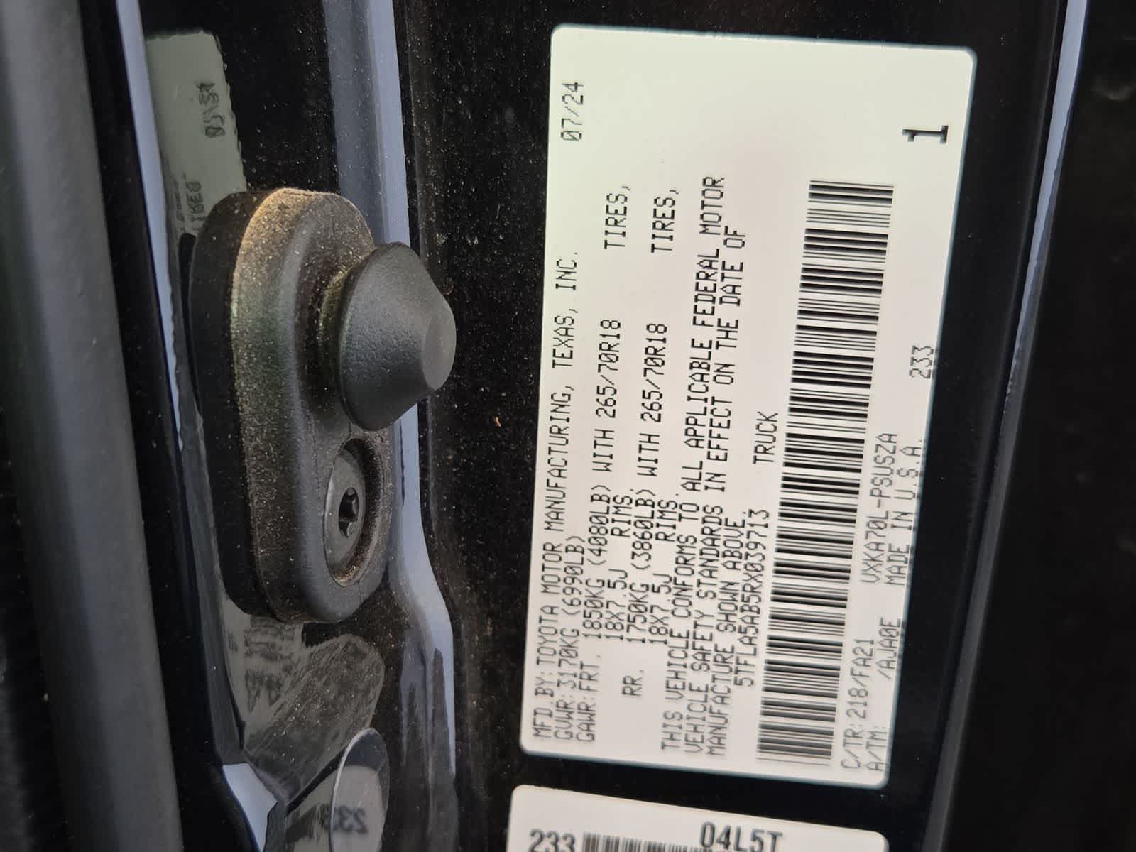 2024 Toyota Tundra SR5