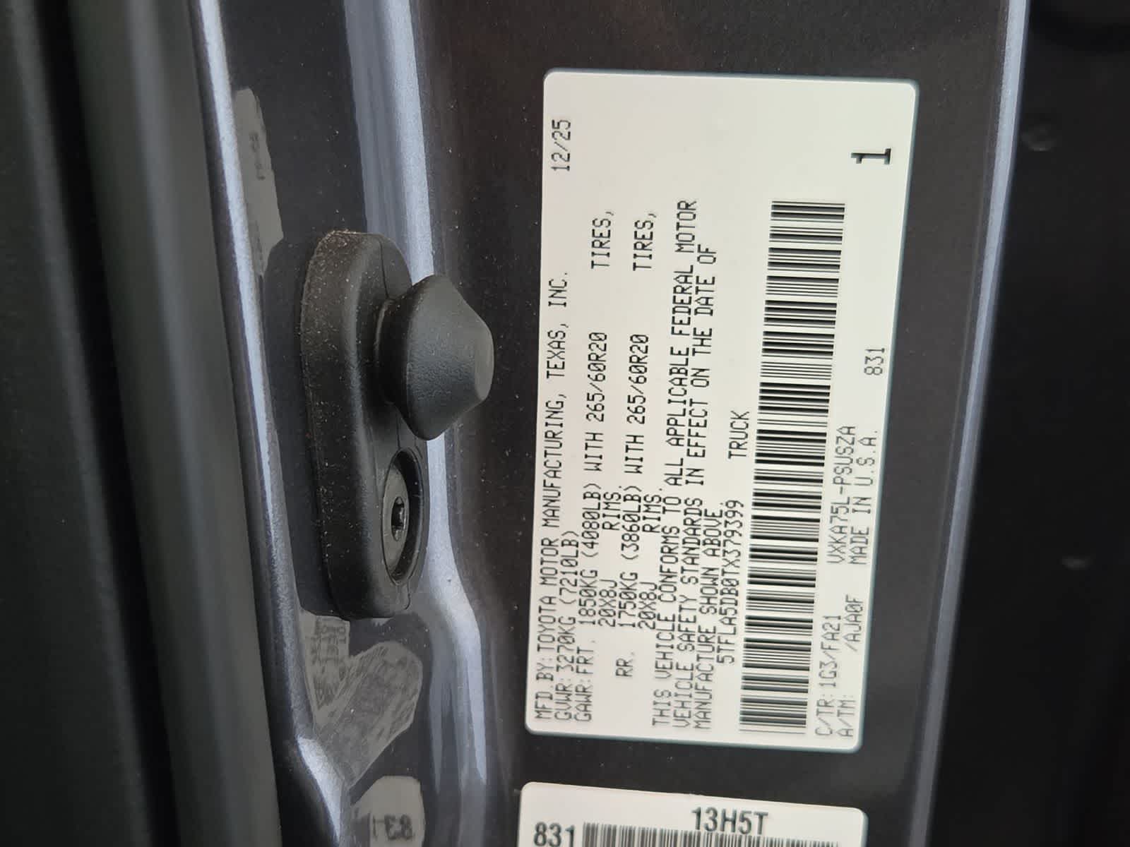 2026 Toyota Tundra SR5