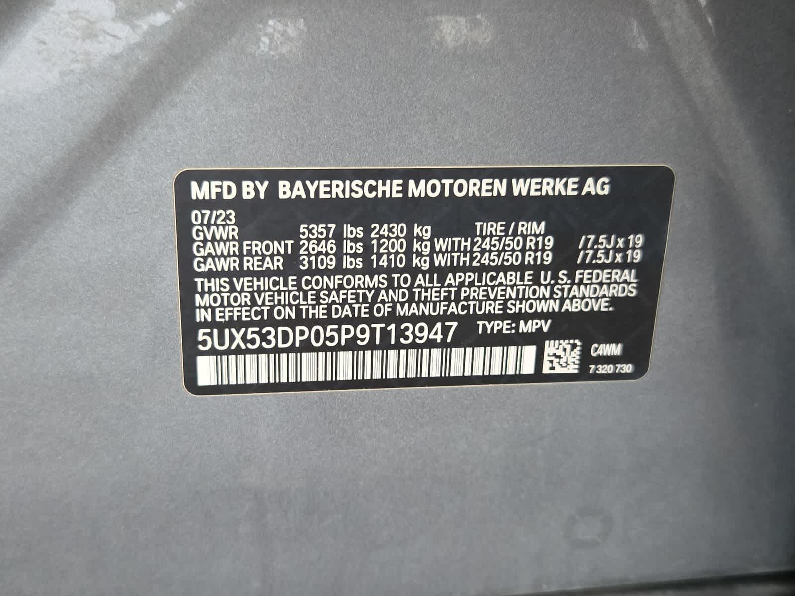 2023 BMW X3 xDrive30i xDrive30i