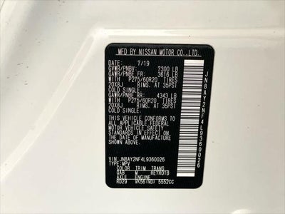 2020 Nissan Armada Platinum