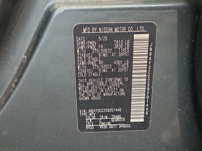 2025 Nissan Armada Platinum Reserve