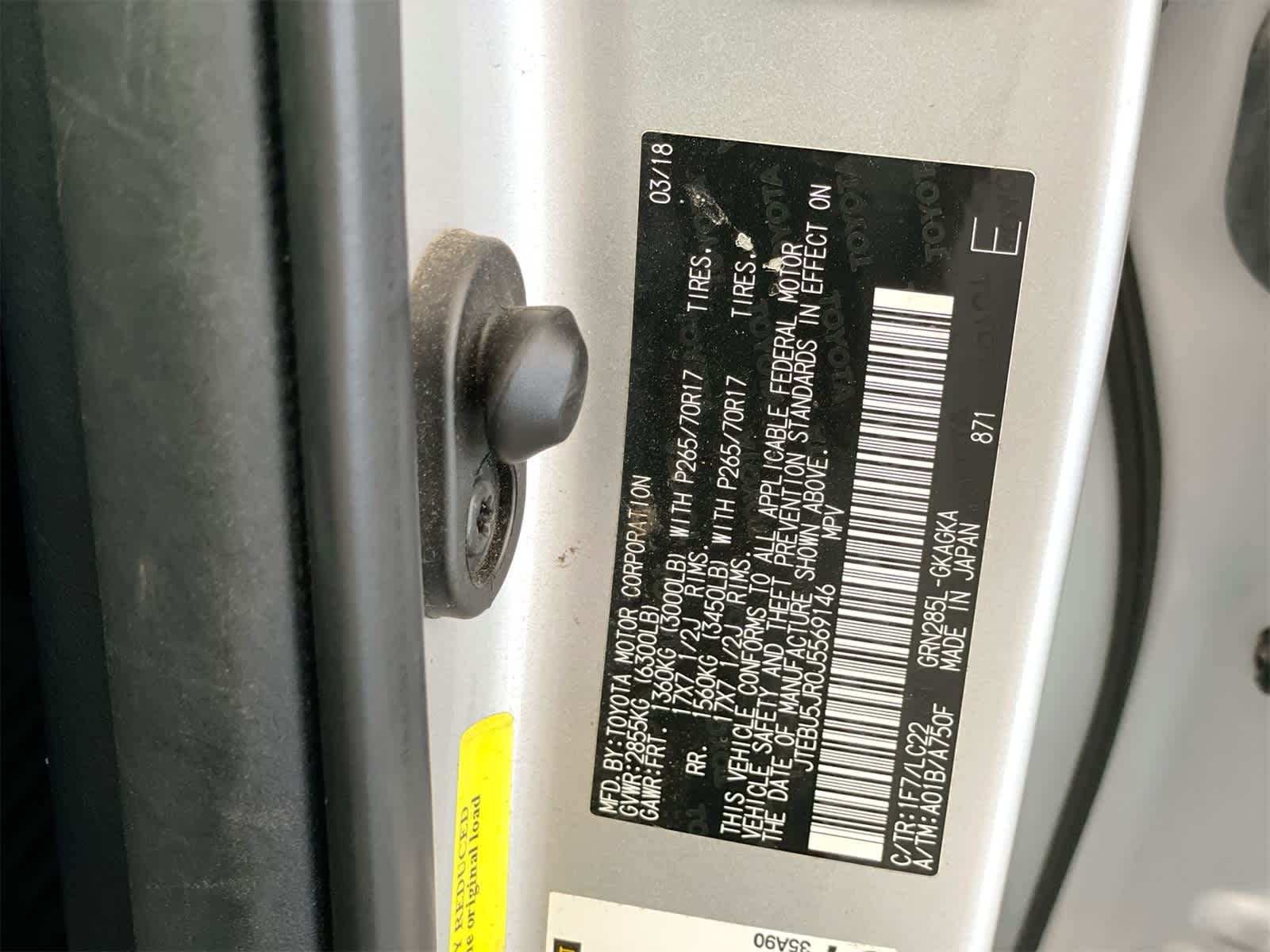 2018 Toyota 4Runner TRD Off Road Premium