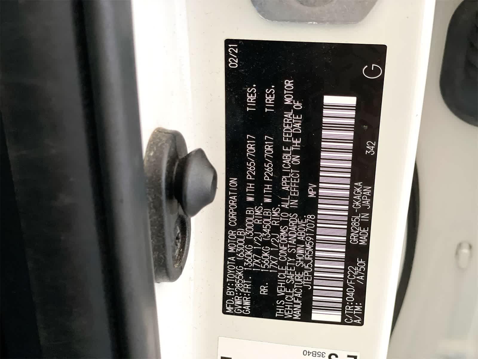 2021 Toyota 4Runner TRD Off Road