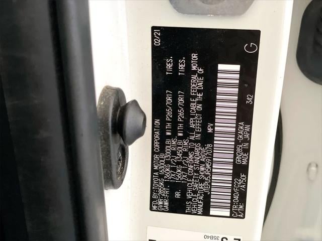 2021 Toyota 4Runner TRD Off Road