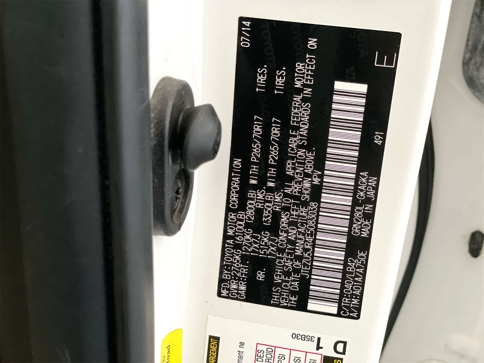 2014 Toyota 4Runner SR5 Premium