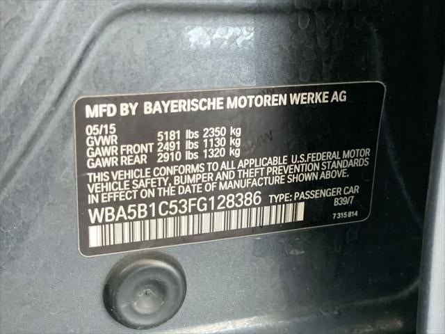 2015 BMW 5 Series 535i