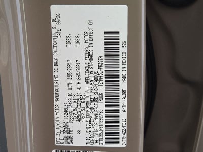 2026 Toyota Tacoma TRD Off Road