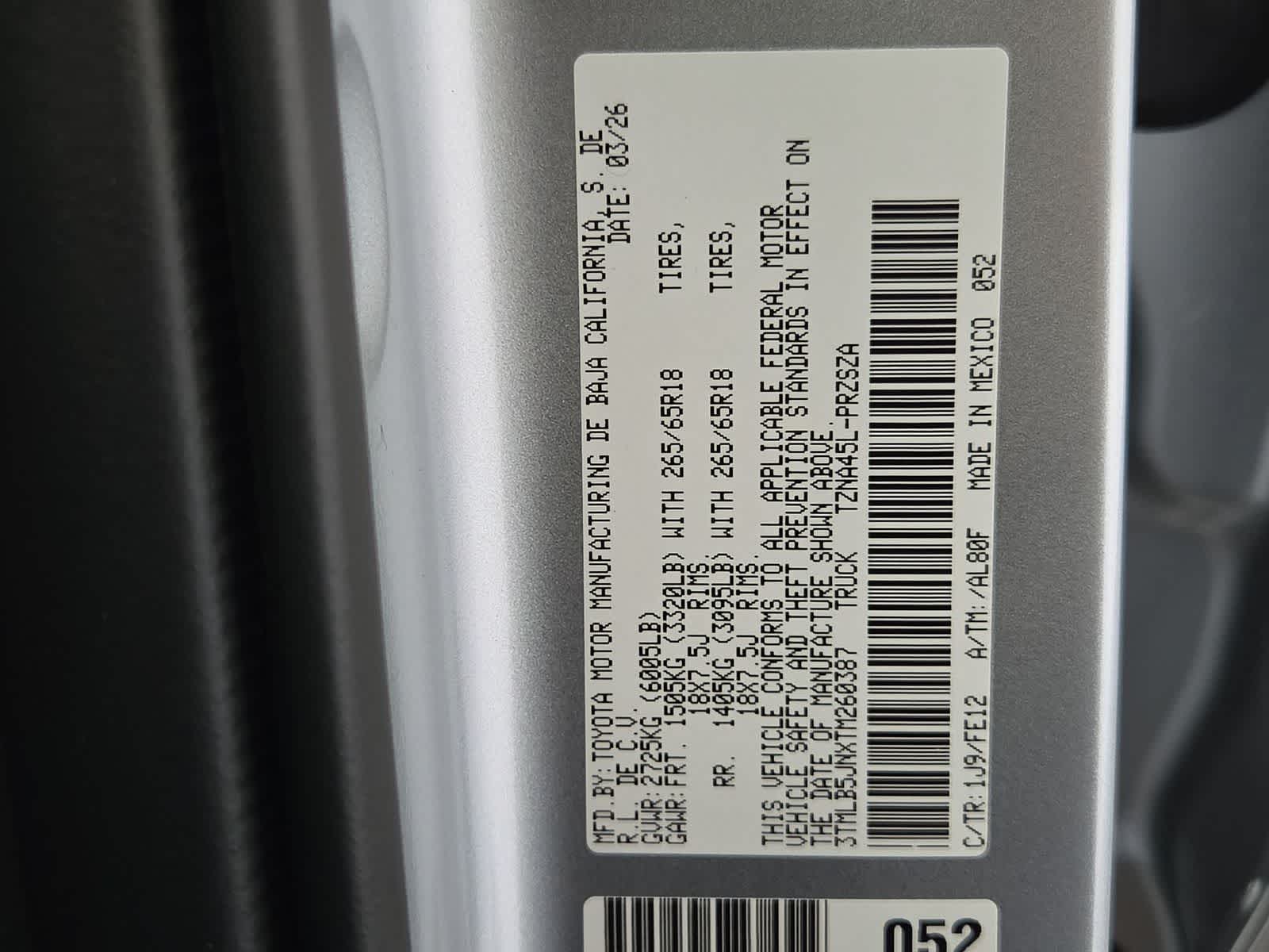 2026 Toyota Tacoma TRD Sport
