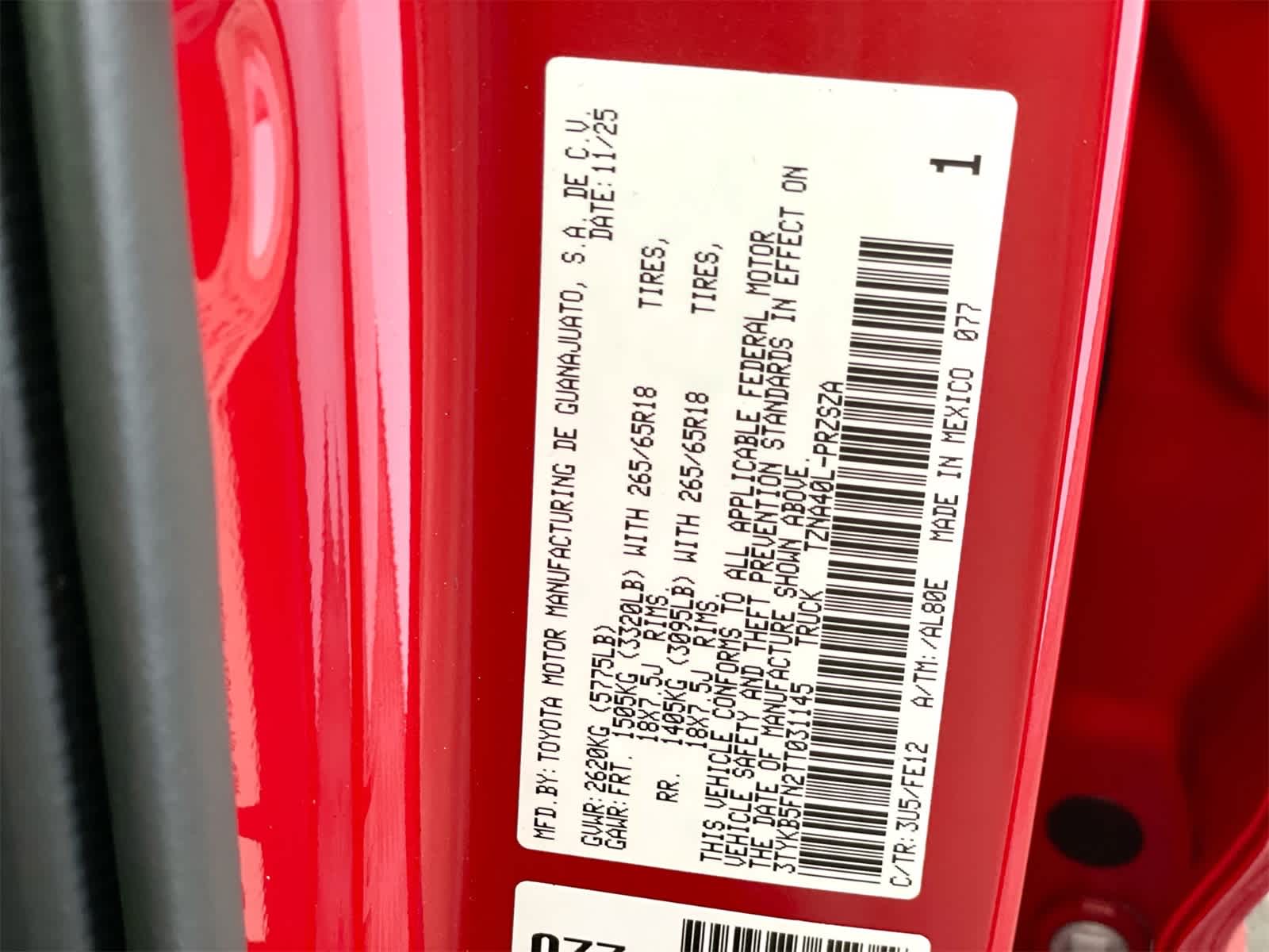 2026 Toyota Tacoma TRD Sport