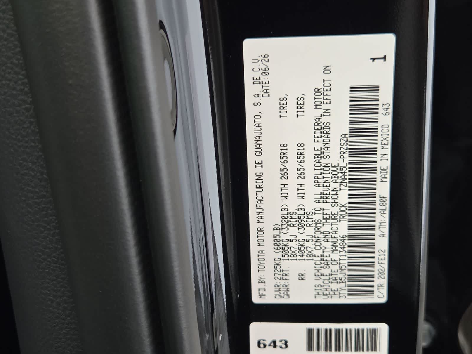 2026 Toyota Tacoma TRD Sport