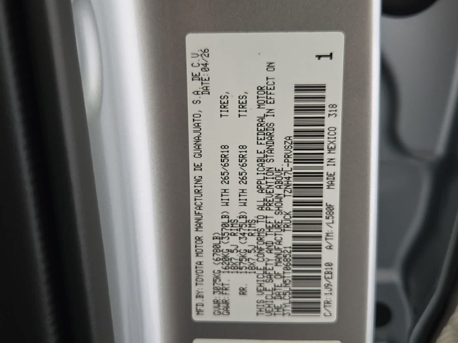 2026 Toyota Tacoma Limited Hybrid