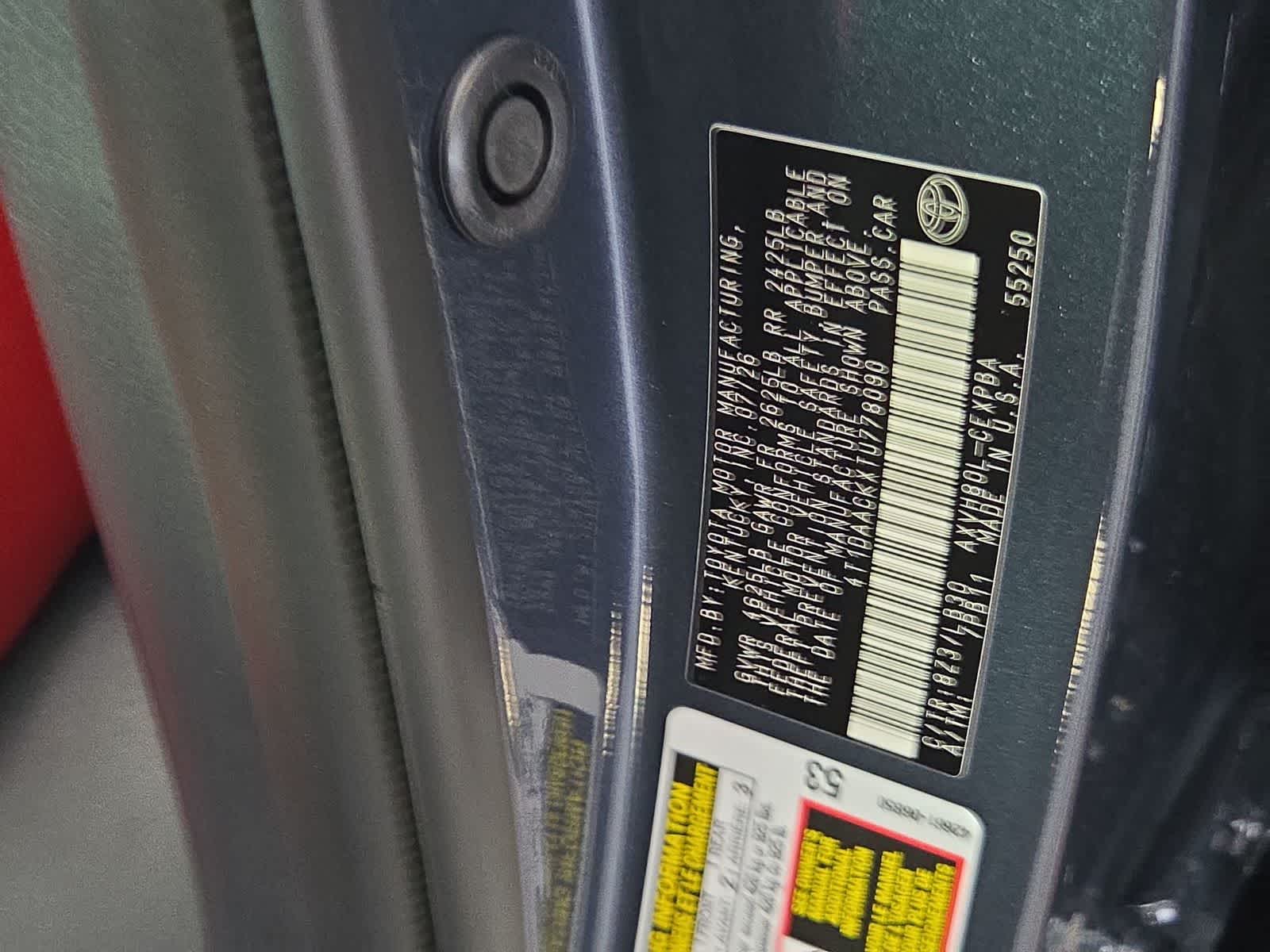 2026 Toyota Camry XSE