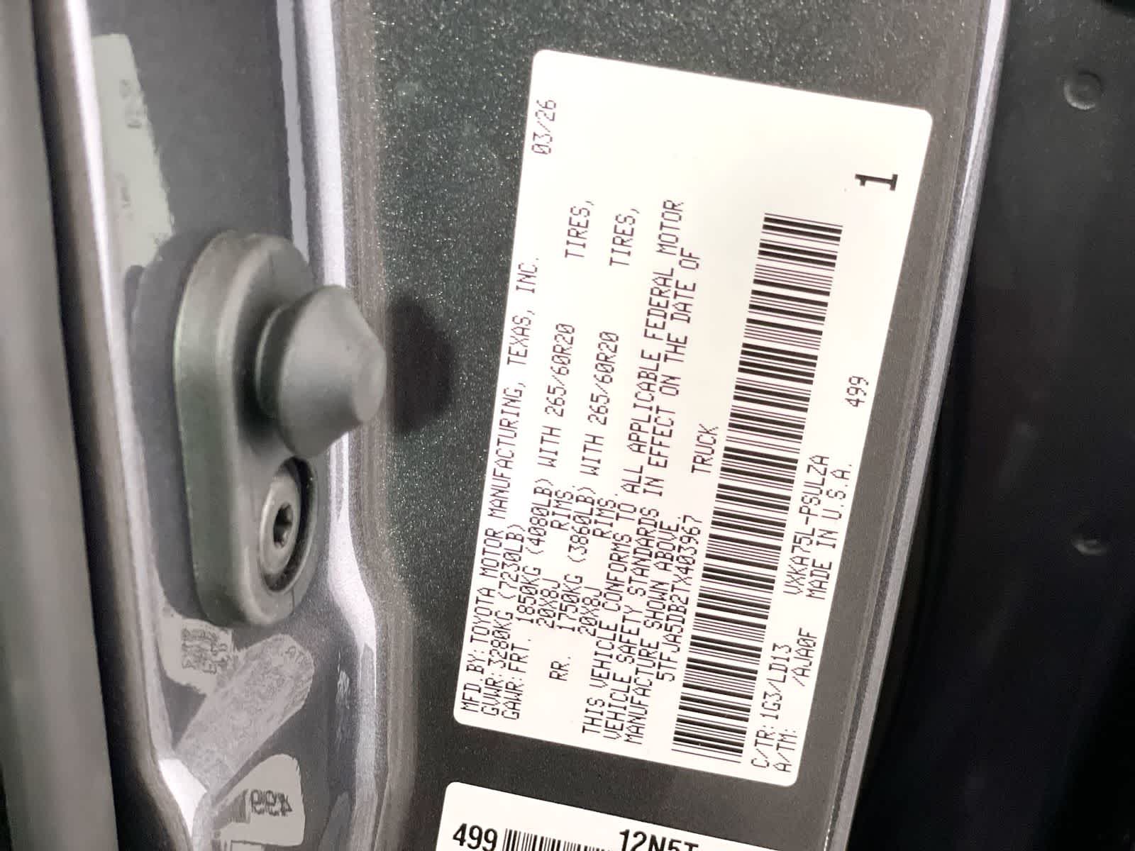 2026 Toyota Tundra Limited