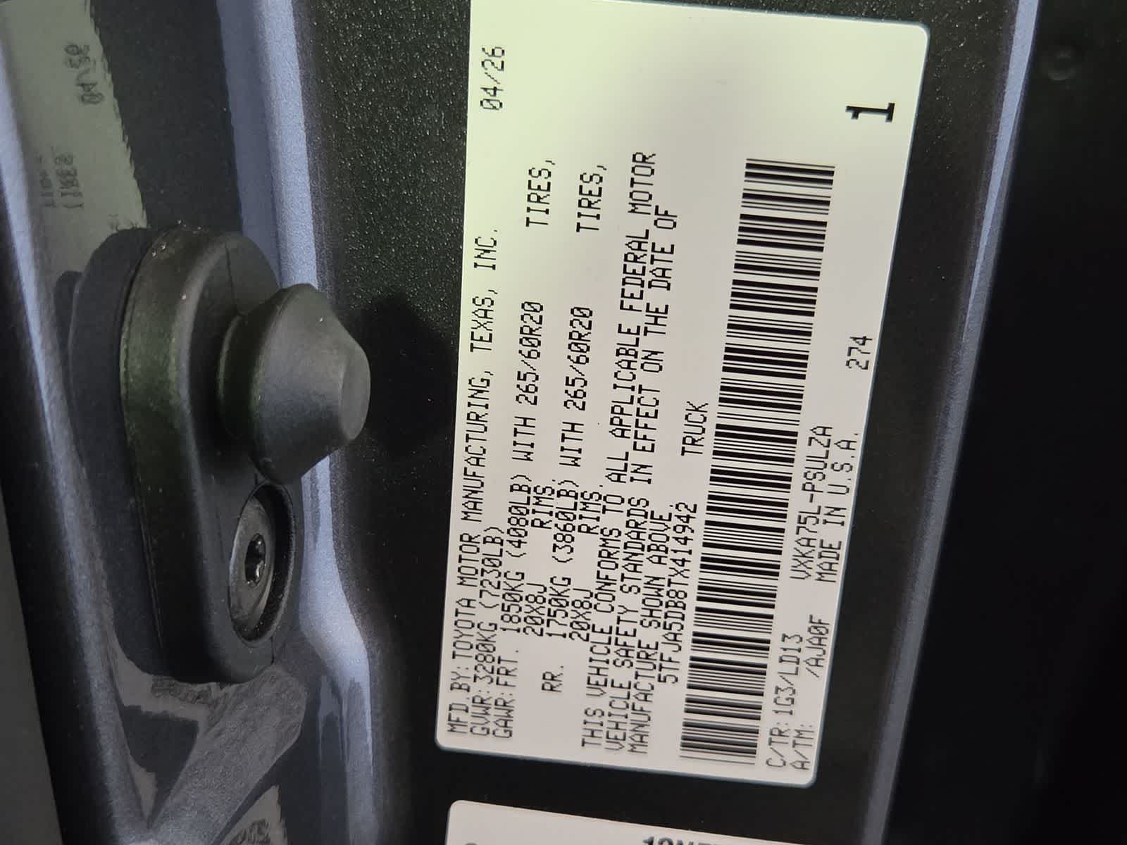 2026 Toyota Tundra Limited