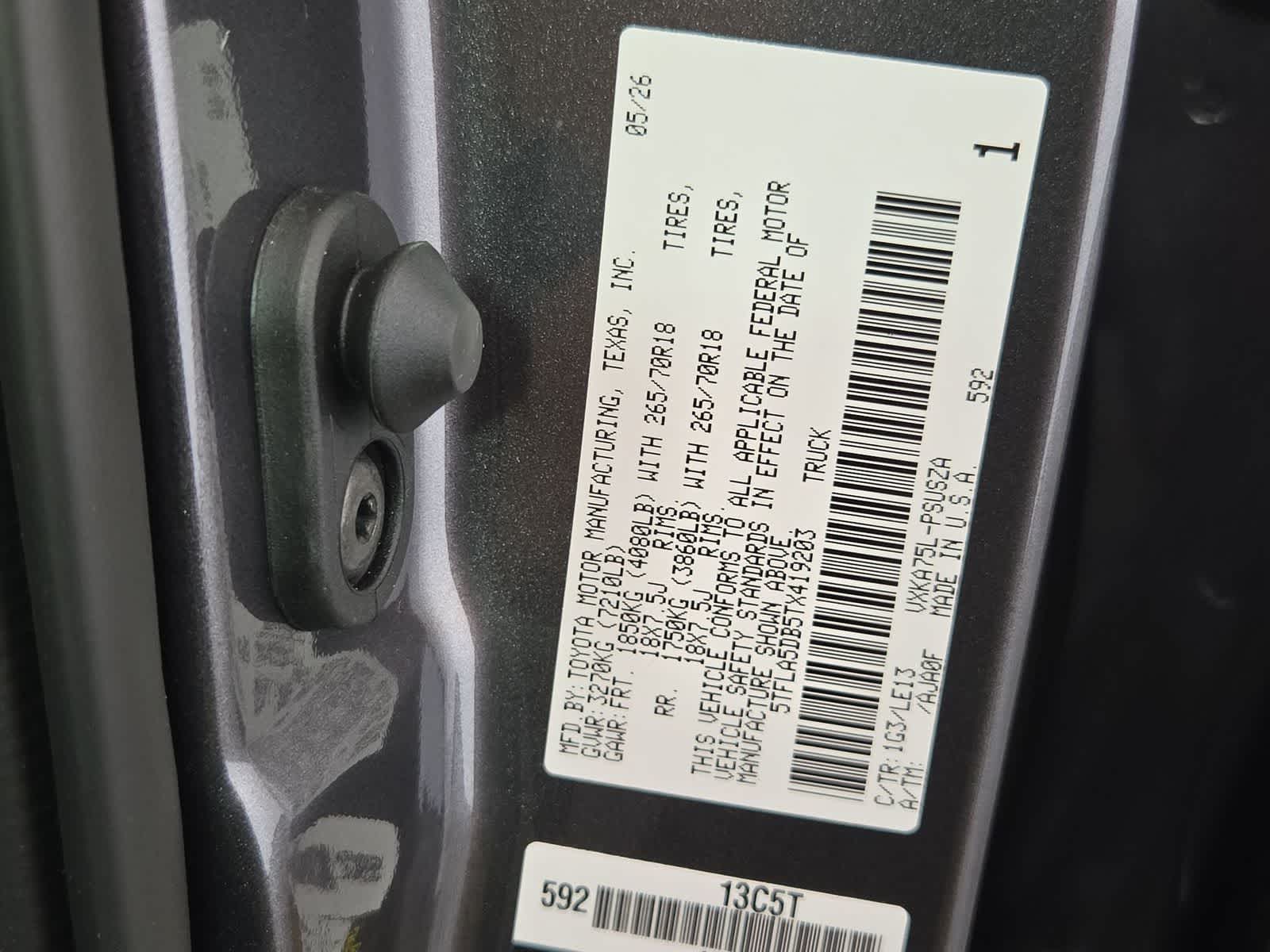 2026 Toyota Tundra SR5