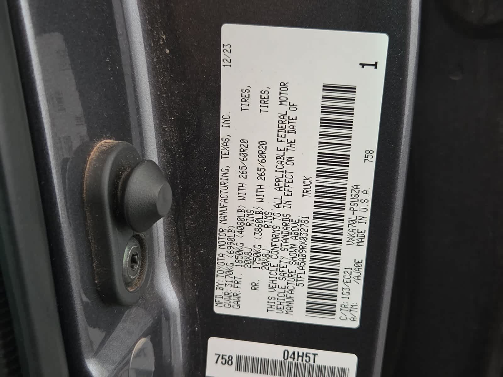2026 Toyota Tundra 1794 Edition Hybrid