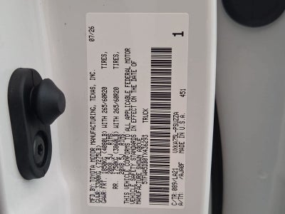 2026 Toyota Tundra Platinum