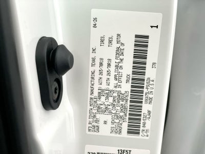 2026 Toyota Tundra Base