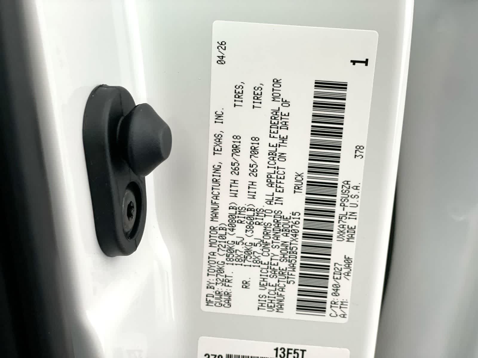 2026 Toyota Tundra Base