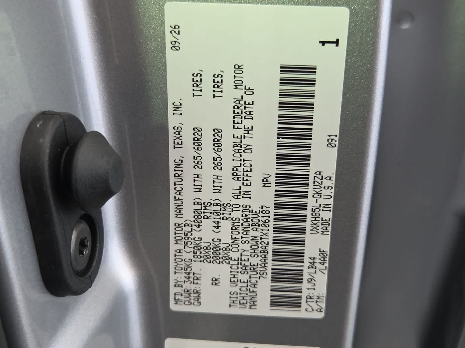 2026 Toyota Sequoia 1794 Edition